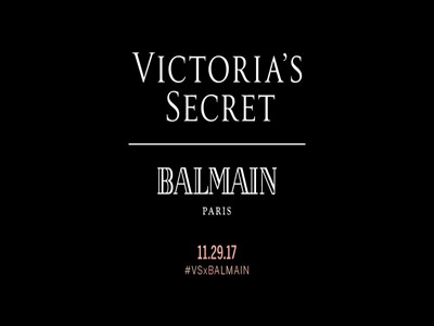 VICTORIA’S SECRET X BALMAIN. LO SHOW SI FA PUNK