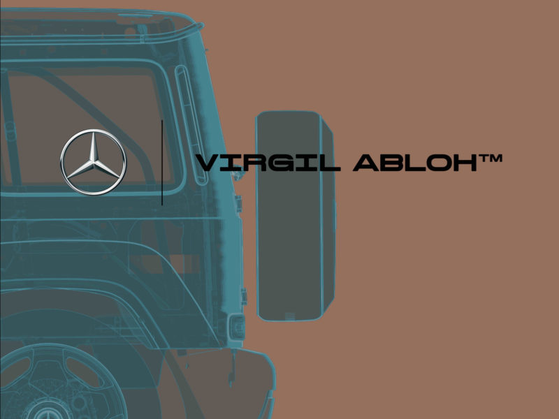 Virgil Abloh collabora con Mercedes-Benz