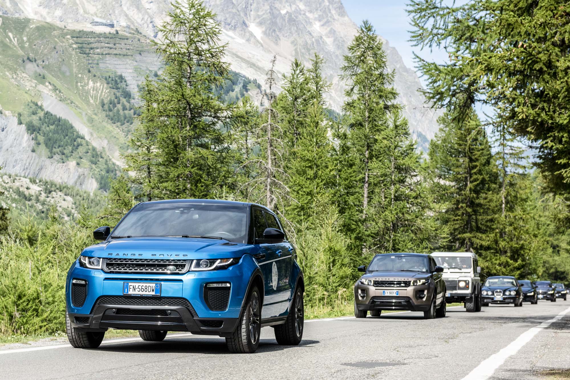 Jaguar Land Rover a Courmayeur per promuovere la bellezza italiana