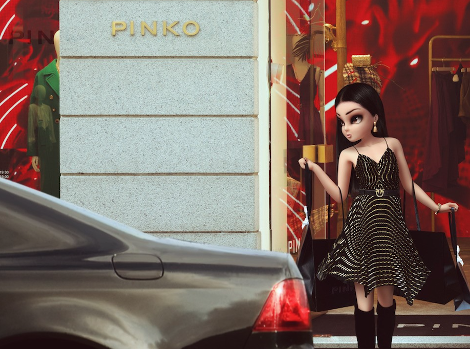 Noonoouri protagonista del nuovo servizio di shopping online firmato Pinko